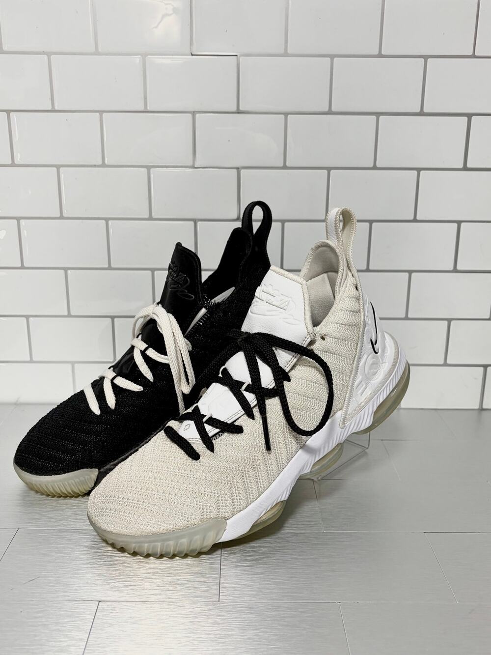 Nike LeBron 16 GS Equality 2019 Black White Shoes AQ2465-100 Youth Edition Y7
